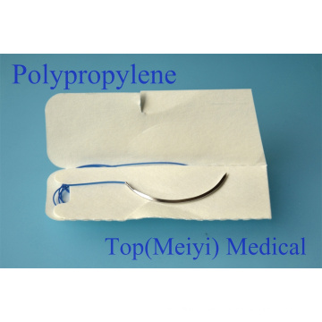 Chirurgische Naht mit Nadel-Polypropylen-Monofilament Naht